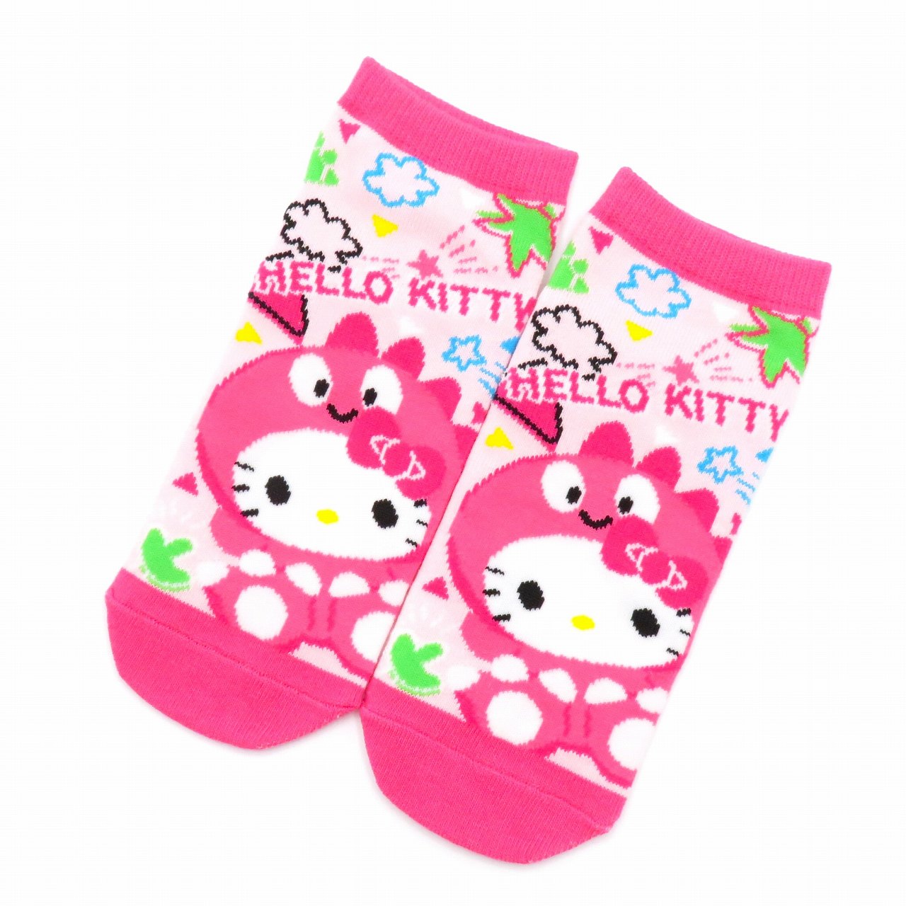 サンリオ キティ ハローキティ 福井・恐竜KT 靴下 福井限定 雑貨 キャラクター ソックス 22〜24cm お土産のサムネイル