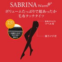 サブリナ タイツ レディース 秋冬 グンゼ 320デニール相当 厚手 毛布タッチ あたたかい 暖かい あったかい 裏起毛 毛布 マチ付 防寒 冬用 もこもこ GUNZE SABRINA SB91C M-LL GUNZE21