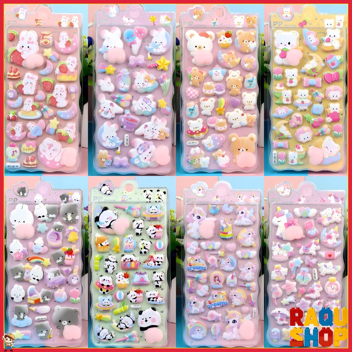 樂天商城 - 【クーポン利用で10%OFF】おしりぷにぷにシール キャラクター 3D 立体シール 平成レトロ おしりシール もちもち かわいい ぷっくり 動物 ぷくぷく 女の子 平成女子 シール帳 おしり シール 交換 ぷにぷに ボンボン スマホケース ギフト 2/4/6/8枚セット