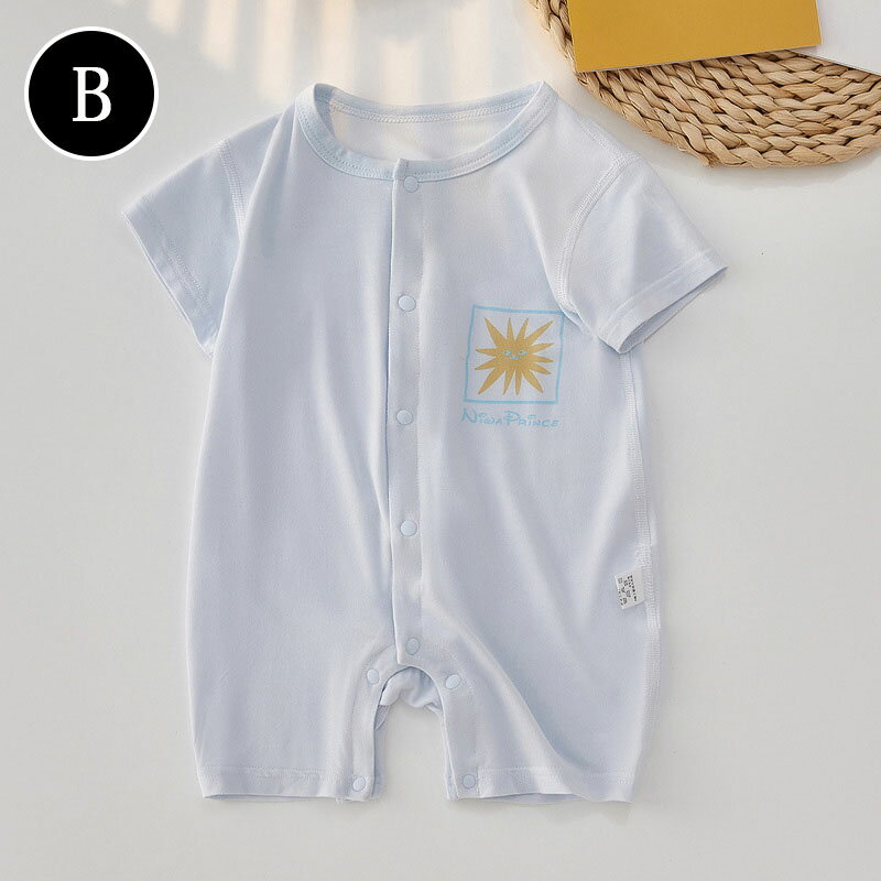ロンパース 半袖 ベビー服 韓国 前開き 女の子 男の子 夏 モダール 薄手 肌着 カバーオール キッズ 子供服 新生児 赤ちゃん おしゃれ 可愛い ルームウェア 部屋着 出産お祝い プレゼント 誕生日 入園 保育園 幼稚園 66 73 80 90cm