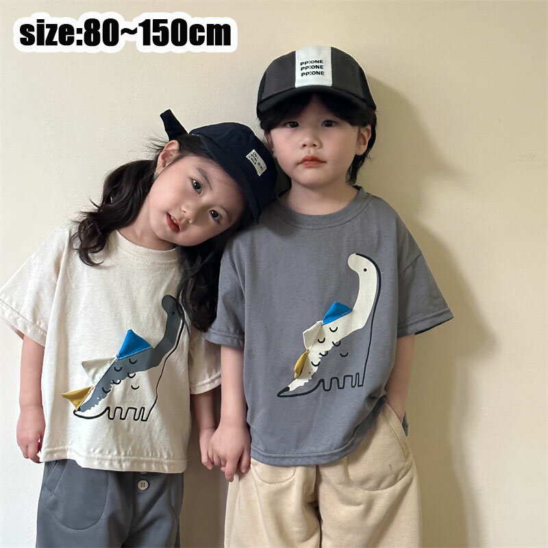 tシャツ キッズ 半袖 プリント半袖Tシャツ 子供服 ベビー 女の子 男の子 トップス 夏服 韓国子ども服 ジュニア おしゃれ かわいい ベビー服 ユニセックス 入園 保育園 幼稚園 プレゼント 80 90 100 110 120 130 140 150cm