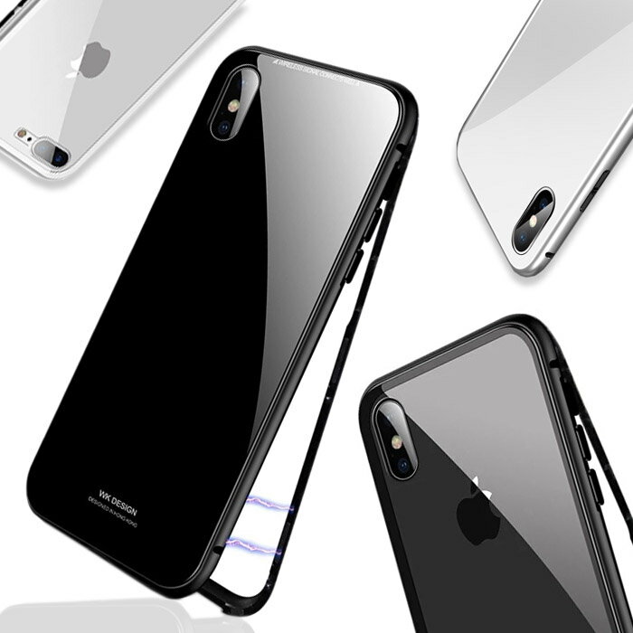 iPhone se3 ケース iPhone se2 ケース バンパー iPhone11Pro おしゃれ 耐衝撃 iPhone11 ガラス ワイヤレス充電 iPhone 11 Pro MAX iPhoneXR iPhoneケース スマホケース 韓国 iPhone XS max iPhoneX iPhoneXS iPhone8 7 強化ガラス 薄型 磁石 ハード 黒 アイフォン