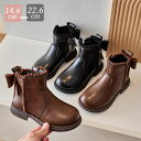 子供ブーツ キッズ 女の子 ブーツ 裏起毛 秋冬 シューズ リボン付き 子供 靴 ジュニア ショートブーツ フォーマル靴 入学式 卒業式 発表会 結婚式 ピアノ...