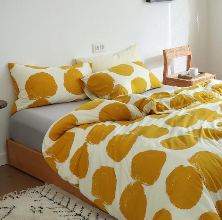 4点セット 枕カバー 掛けカバー ボックスシーツ/フラットシーツ 上品 綿100％ 可愛い 肌触り良い 超柔..