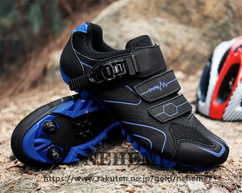 男女兼用 マウンテンバイクシュ-ズ ロードバイクシュ-ズ メンズ 通気性 SPD対応 サイクルシューズ