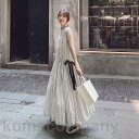 フレ 大きいサイズ マキシ丈ワンピース マキシワンピース ロングワンピース 春夏 ロング レディース 夏 ワンピース ノースリーブ