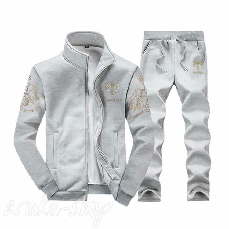 ジ ランニング カジュアル スポーツ ロングパンツ パーカー 大きいサイズ 部屋着 ルームウェア 長袖 ジャージ スウェット メンズ