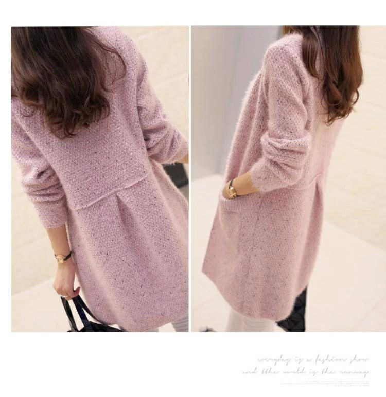 きれいめ シンプル 可愛い 洗える ロングカーディガン 無地 丸首 ニットカーディガンコート ロング丈 レディース カーディガン