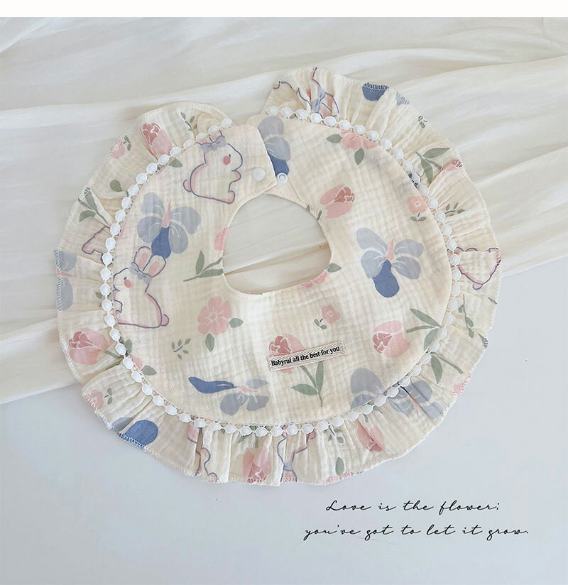 よだれかけ スタイ 3枚セット 女の子 男の子 360度スタイ 4重ガーゼ 綿100% 敏感肌 大きめ 大きい 大判 よだれカバー コットン シンプル かわいい おしゃれ スナップボタン ビブ ベビー 出産祝い 食事 通気性 吸収性 保育園 赤ちゃん 入園準備