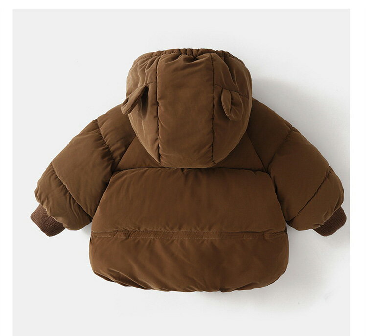 フード付き中綿コート アウター キッズコート キッズアウター 防寒 中綿 厚手 暖かい トップス 無地 シンプル 女の子 男の子 女児 男児 ガールズ ボーイズ 韓国 子供服 子ども服 キッズ ジュニア 子供 子ども こども 韓国子供服 80 90 100 110 120 130cm