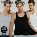 トレーニ 筋トレ ジム ノースリーブ 下着 インナー ランニング リブ メンズタンクトップ ベーシックタンクトップ 綿100% メンズ