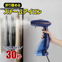 小型 衣類スチーマー 2WAY 平置き ハンガー掛け 対応 折りたたみアイロン 軽量 タンク容量168ml 288ml ハンディアイロン 携帯便