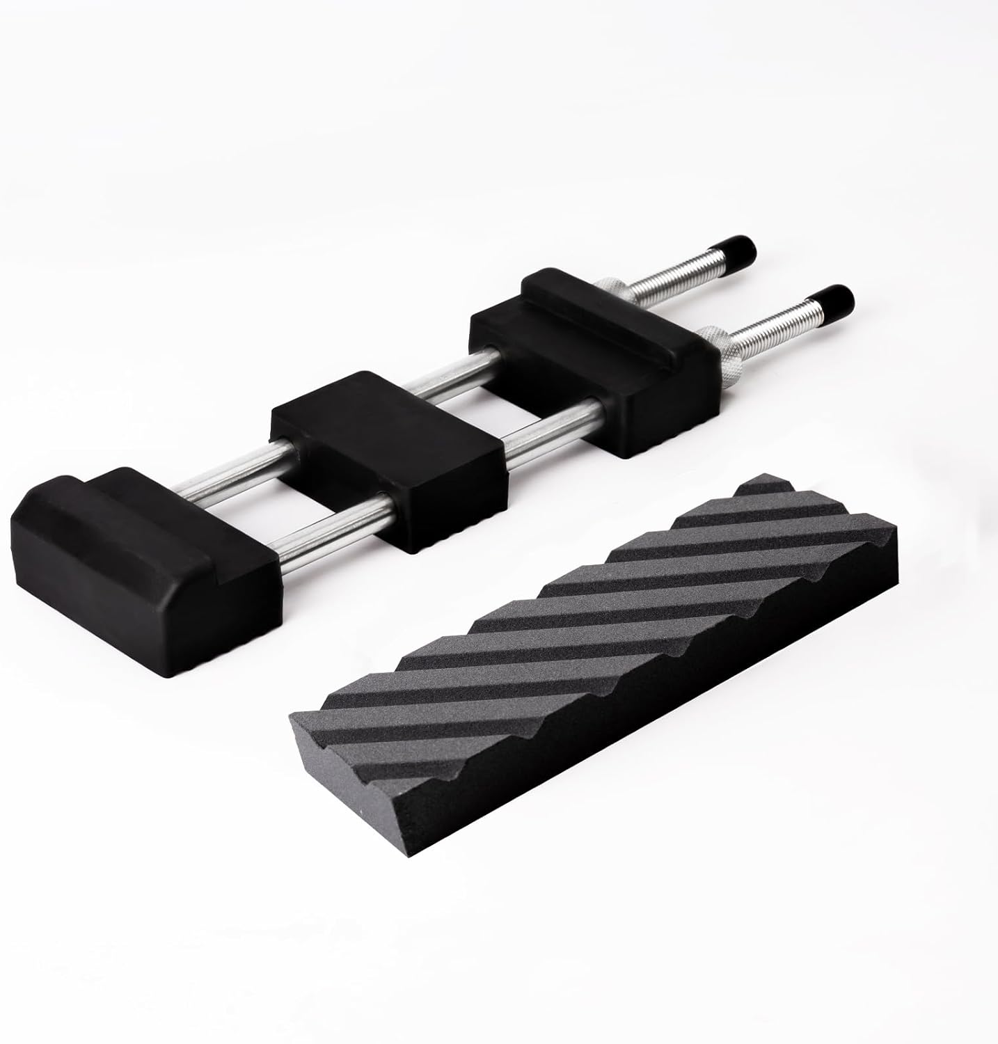 セット ステンレス製砥石台 調整可能 滑り止め固定台