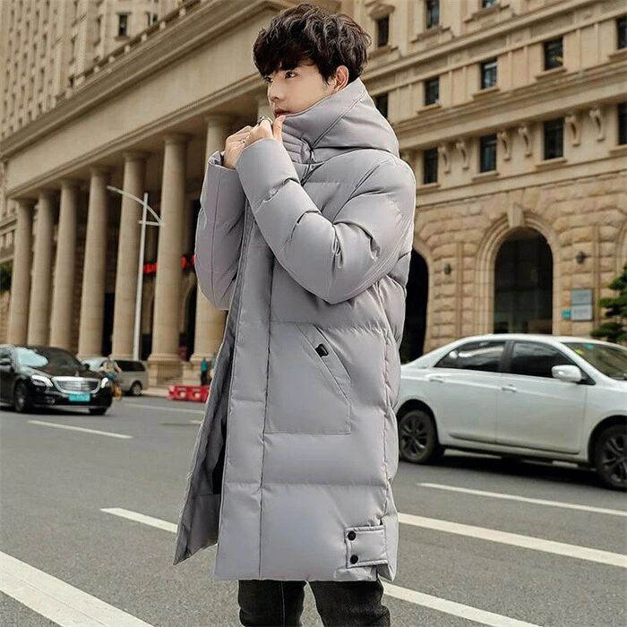 メンズ ダウンジャケット トップス ロング丈 登山 中綿入り フード付き ダウンコート 防寒 撥水 防風 中綿ジャケット 敬老の日