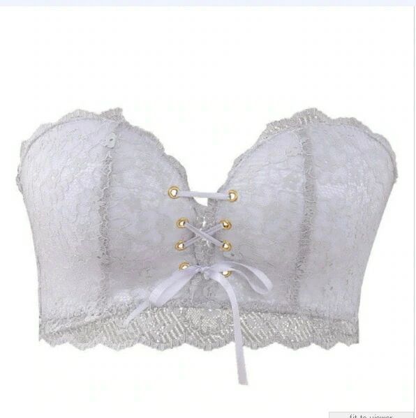 チューブトップストラップレス盛れるレースインナー肩紐なし脇肉下着ブラ小胸ワイヤーなしボリュームアップずれないおしゃれ落ち