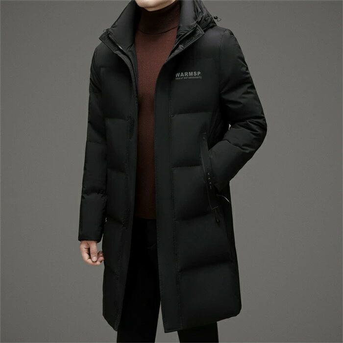 メンズ ダウンジャケット 防寒ジャケット ダウンコート 秋冬服 ロング 防寒着 ダウン入れ 暖かい アウター 父の日 軽量 保温 大