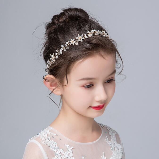 送料無料子供 ヘアアクセサリー フラワークリップ キッズ髪飾り フラワー カチューシャ 子ども ヘアア..