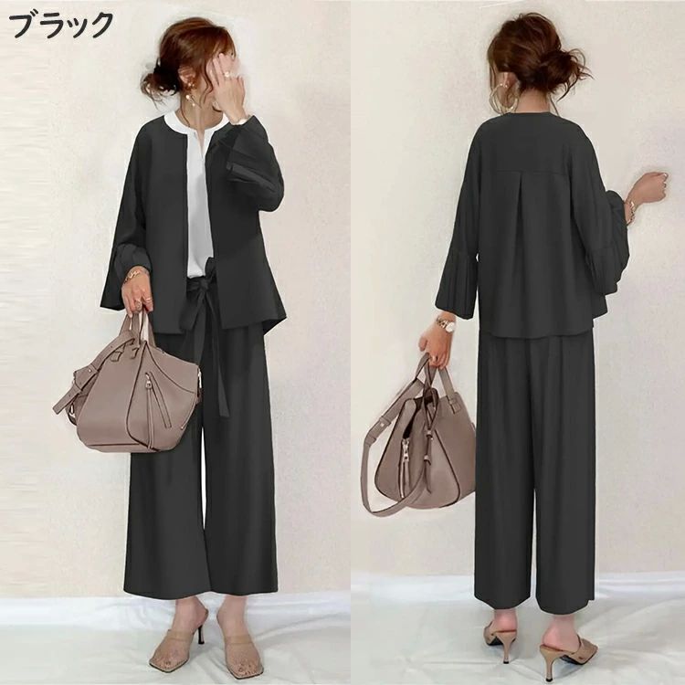 40代 30代 母 スーツ 卒業式 3点セット セット レディース パンツスーツ ママ 卒園式セットアップ セットアップ ママ 卒入学式