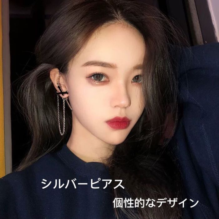 男女兼 アレルギーフリー ヒップホップ 韓国風 個性的 ホワイトデー バレンタイン メンズ レディース 金属アレルギー対応 ピアス