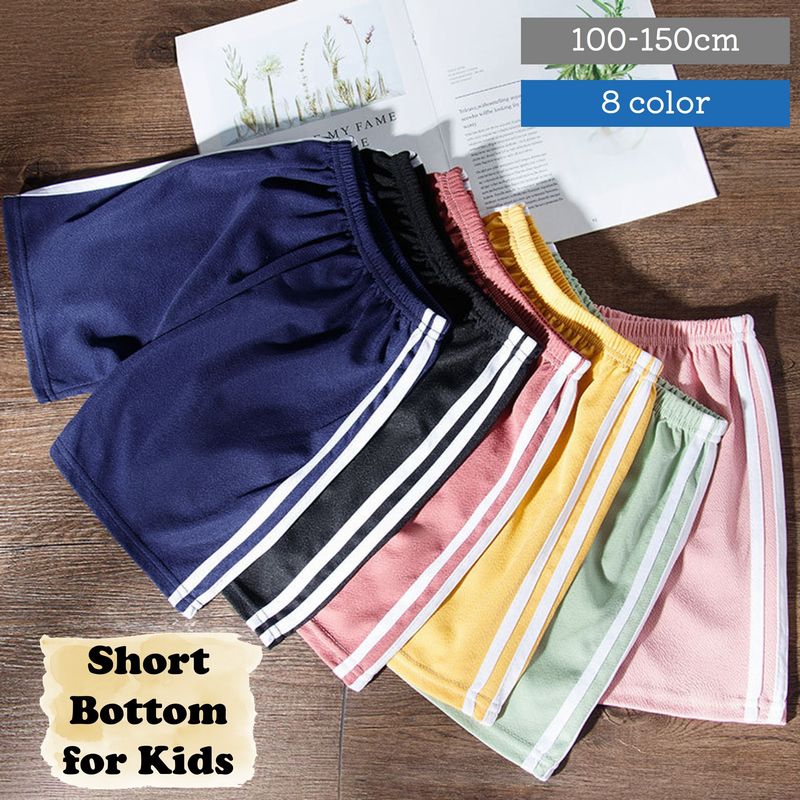 ラインパンツ 女の子 男の子 赤ちゃん 子ども ジュニア ベビー キッズ ボトムス ズボン ハーフパンツ 半ズボン ショートパンツ