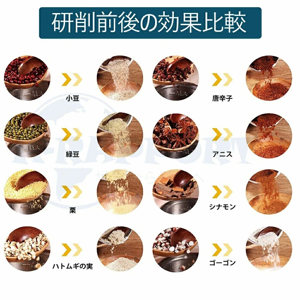 ミルサー コーヒーミル ミルミキサー 電動 業務用 強力 250g 穀物微粉砕機 小型製...