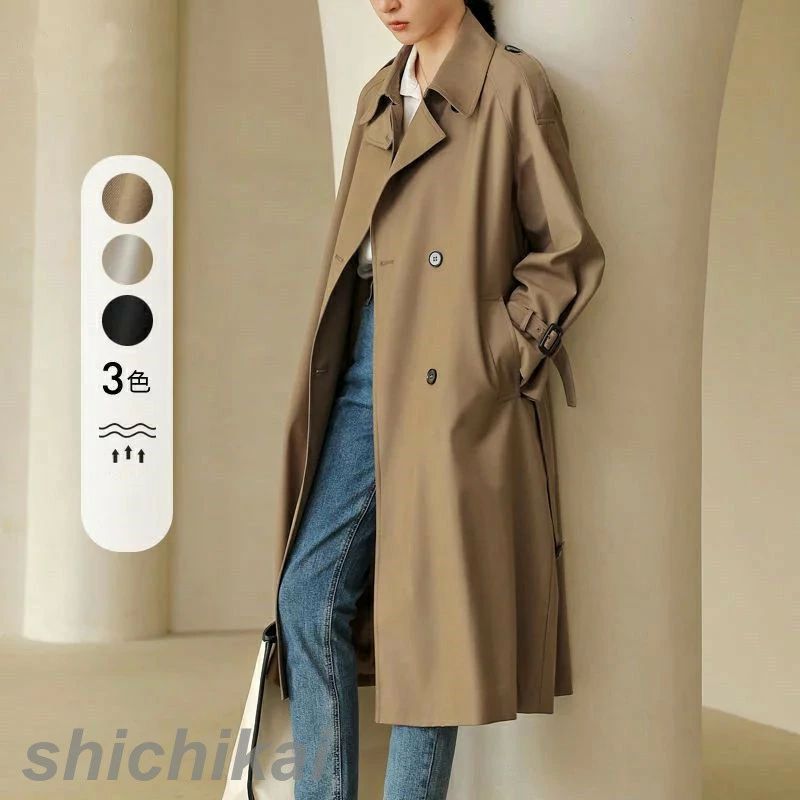 ジャ アウター スプリング トレンチ 薄手 羽織り ロングカーディガン ロングコート スプリングコート 秋冬 春 レディース コート