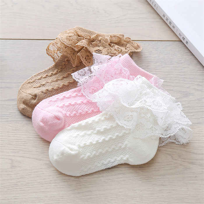 子 姫様 夏用 ガールズ おしゃれ こども 子ども レース ベビー くるぶし ショート 春夏 メッシュ 可愛い 女の子 ソックス キッズ