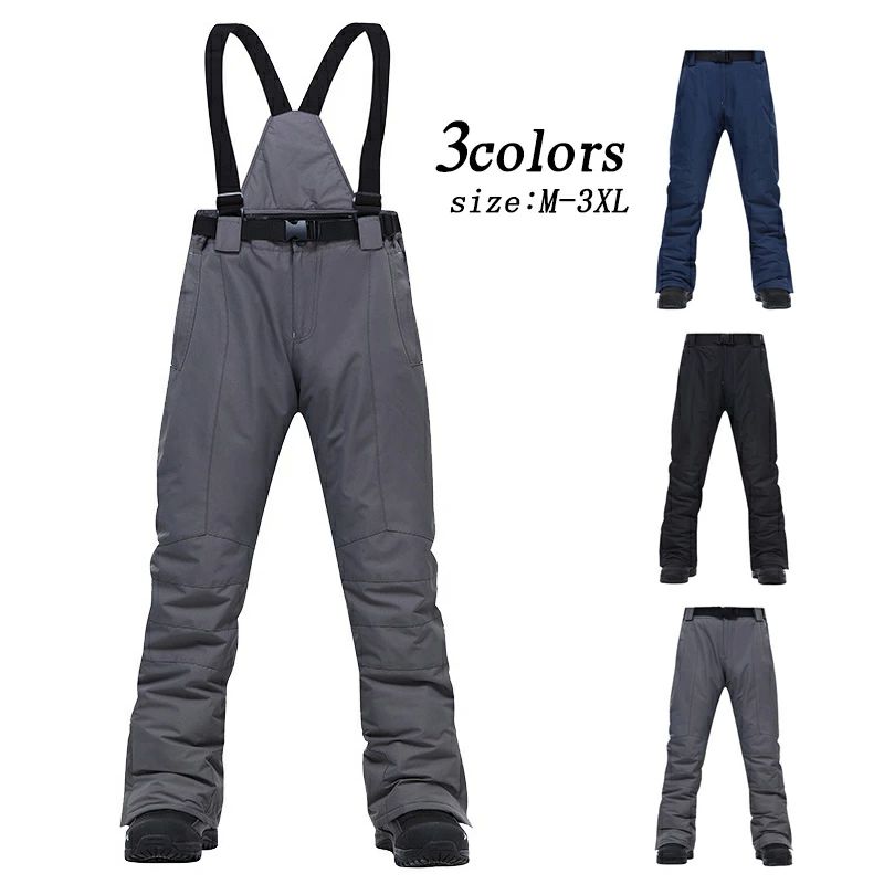撥水加工 大人 メンズ パンツ スキーウェア 雪かき 大人 ウエストサイズ調整可能 スキーパンツ ユニセックス レディース メンズ