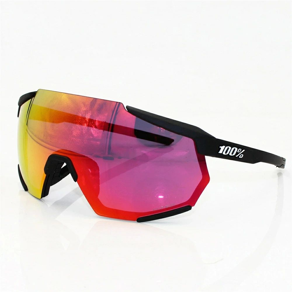 乗馬眼 サングラス スポーツ 収納ポーチ付き 専用交換レンズ3枚 紫外線をカット UVカット 超軽量フレー..