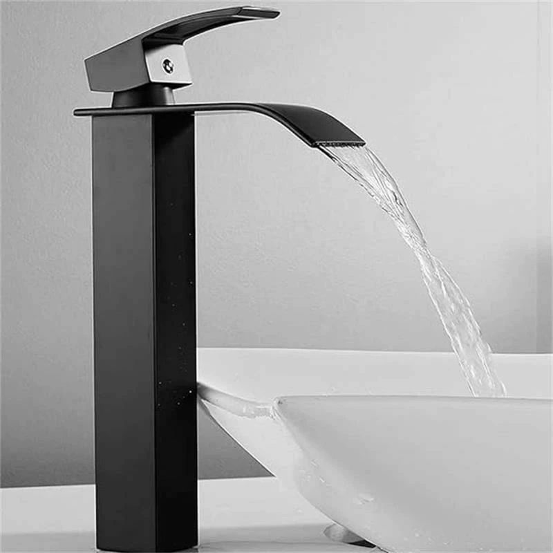 Rakuten - 洗面用水栓 シングル混合水栓 洗面蛇口 単水栓 混合水栓 洗面台水栓 浄水器内蔵 シングルレバー シャワー 洗面所 洗面用 トイレ 手洗い 浴室用水栓 冷温切換え ワンホール 台付 高い 滝状吐水口
