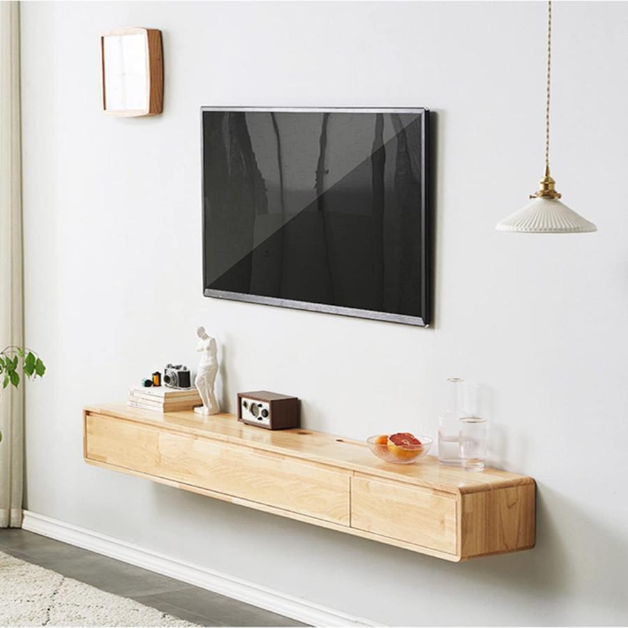 テレビ台 壁掛け テレビキャビネット 幅120/140/160/180CM フローティングTVシェルフTVスタンドコンポーネントシェルフ、引き出