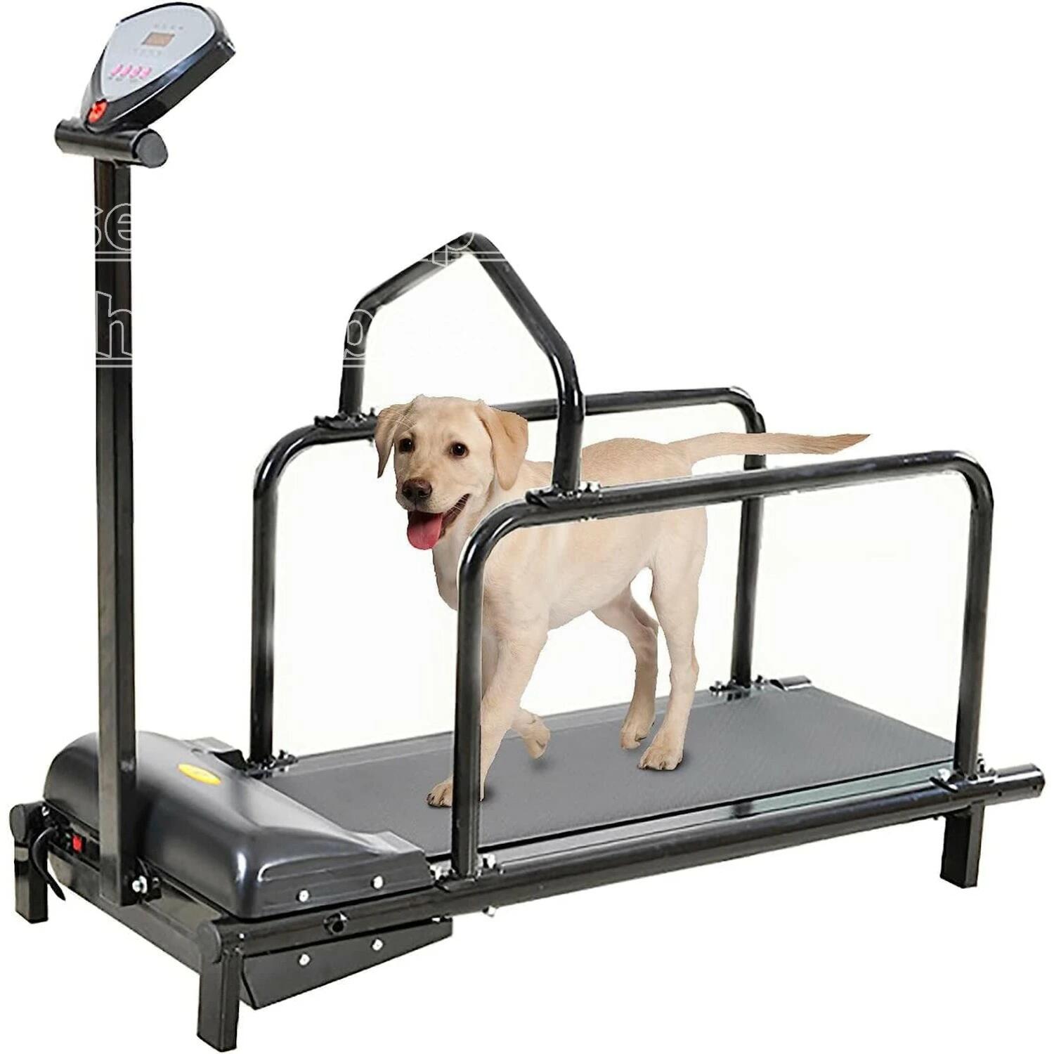 小型犬用 ペット用トレッドミル 犬用 犬用ランニングトレーニングマシン 100kgの耐荷重 LCDディスプレイ付き 屋内用 ペット用 お