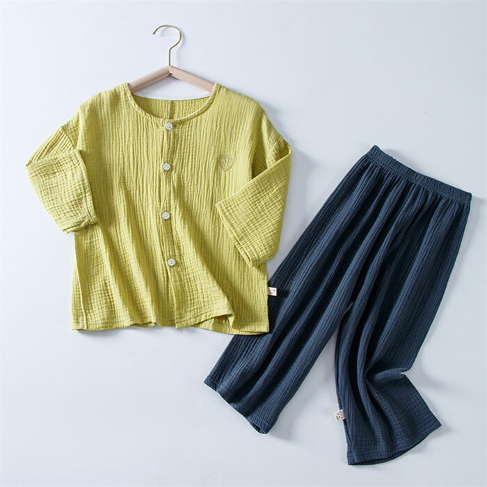 涼しい 薄手 長ズボン 七分袖 夏 ベビー 子ども 女児 メンズ レディース 女の子 男の子 ペアルック 上..