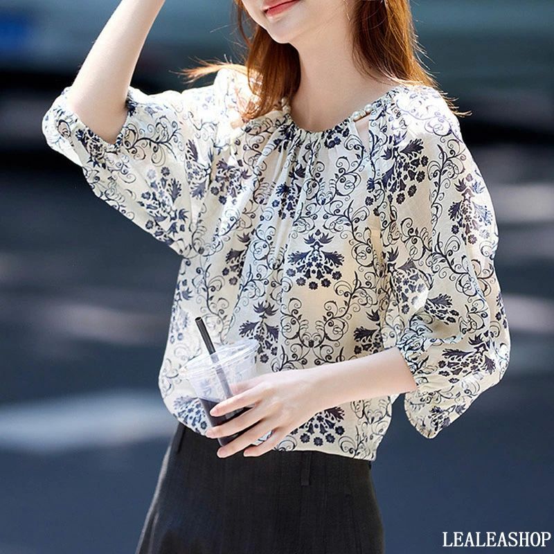 20代 大人カジュアル きれいめ カジュアル デート 通勤 トップス 夏 春 ラウンドネック 七分袖 カットソー トップス レディース