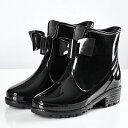 【期間限定最大15%OFF】レインブーツ レディース 防水 長靴 レディース 雨靴 レインシューズ おしゃれ ミドル丈 黒 疲れない 歩きやすい 可愛い 防水 ...