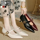 【SALE!15%OFFクーポン配布中】パンプス パンプス ローヒール ローヒール シューズ 4cmヒール メリージェーン シューズ パーティ ストラップ 夏 ...