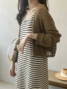 ¥限定10%OFF/ カーディガン レディース ニットカーディガン 夏 UVカット対策 薄手 透かし編み メッシュ ニット 春 夏 長袖 紫外線対策 冷房対策 日焼け止め 大人 ショート丈 春 夏 透け感 こなれ感 シンプル カジュアル キレイめ ラストゥニット