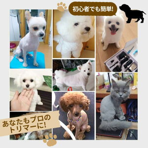 【送料無料】【ポイント5倍】ペット用バリカン24枚刃充電・乾電池対応ピンクゴールド/ペット用バリカン24枚刃