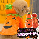 【支援募金対象】ペット 犬 猫 服 ハロウィン パーカー 着ぐるみ 小型犬 冬 S M /cha_ペット ハロウィン かぼちゃ