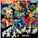 レゴブロック 互換品 ニンジャゴー 忍者とバイク各8台 シリーズA 骸骨8体付 ミニフィグ LEGO 送料無料 ブロック 知育玩具 組み立て 誕プレ ミニフィギュア