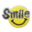 ワッペン スパンコールワッペン アイロン接着 縦8.4cm×横10.2cm スマイル smile アイロンワッペン 手芸 デコ ダンス 入園 入学 わっぺん WAPPEN wappen アップリケ あっぷりけ【メール便可】