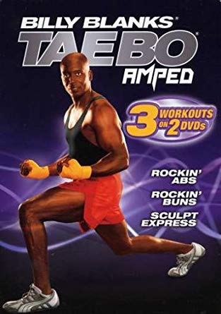 ビリー・ブランクス TAEBO AMPED 英語版 ダイエット DVD2枚組　「ビリーズブートキャンプ」のビリー・ブランクスのエクササイズDVDです！「海外直輸入USED品」【中古】