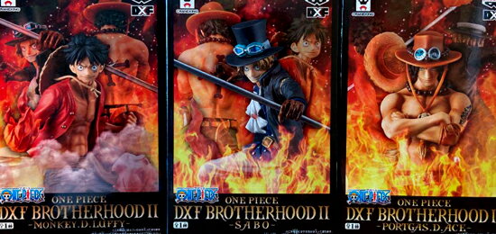 ONE PIECE ワンピース DXフィギュア BROTHERHOODII ルフィ＆エース＆サボ 全3種 ブラザーフッド モンキー D ルフィ ポートガス D エース サボ 国内正規品 【中古】 海外直輸入USED