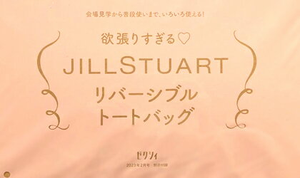 ゼクシィ JILLSTUART リバーシブルトートバッグ【ゼクシィ 2月号 付録のみです 】