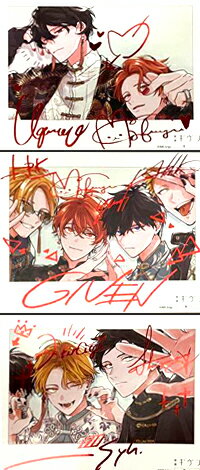 映画 ギヴン 海へ ポラロイド風カード 全3枚セット キヅナツキ描き下ろし 前売り ムビチケ 購入特典