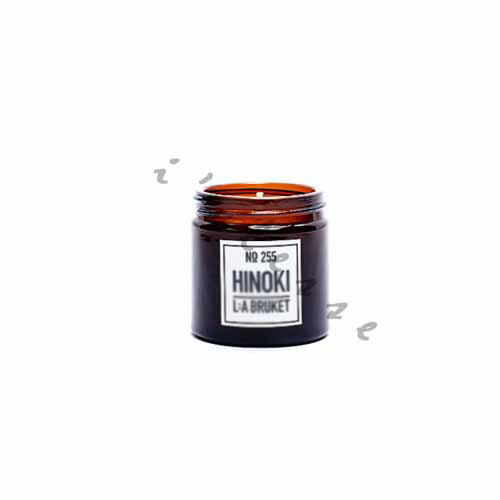 【国内正規品】ラ・ブルケット　255　キャンドル　ヒノキ　50g／燃焼時間：約15時間／キャンドル