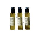 【国内正規品】ル ラボ LE LABO FLEUR 　PATCHOULI 24　travel tubes　トラベルチューブス　10ml*3