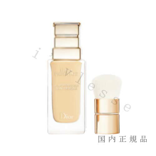 国内正規品　DIOR　ディオール　プレステージ　ル フルイド タン ドゥ ローズ (spf25/pa+++)30mL／SPF25・PA+++／ファンデーション・カブキ ブラシ付のサムネイル