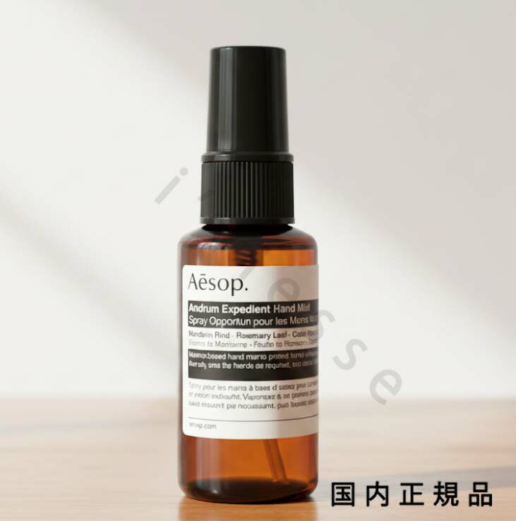 （10時までのご注文当日発送）（休業日除く）国内正規品　Aesop イソップ アンドラム　エクスペディエント　ハンドミスト　50mL/ハンドミスト