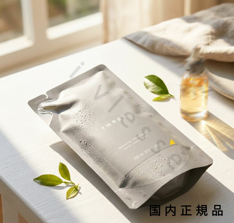 メ—カー FIVEISM×THREE 商品名 バランシング　クレンジング　オイル　N　リフィル 内容量 180mL／クレンジング 商品説明 植物オイルと植物エキスをたっぷりと配合した、みずみずしい感触のクレンジングオイル。 メイクはもちろん、日やけ止めや余分な皮脂、肌に付着した様々な汚れをうるおいを保ちながら、しっかりオフします。 忙しい一日をリフレッシュするようなクリアハーバルの香調で、気持ちまでリラックスしていくような心地よさ。 自然由来指数　93％（ISO16128準拠　水を含む） ※こちらの商品は詰め替え用リフィルです。 【使用方法】 適量を手にとり、あご、両頬、鼻、額の5か所に置きます。 両手で鼻先を覆い、ゆっくり香りを楽しみながら、顔の中心から外に向かって小さな円を描くようにメイクとよくなじませます。 水またはぬるま湯で十分に洗い流します。その後、洗顔料で洗います。 区分 化粧品 製造国 日本製
